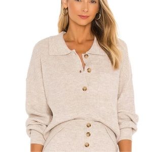 NWT Song of Style Amanda Oversized Knit Polo